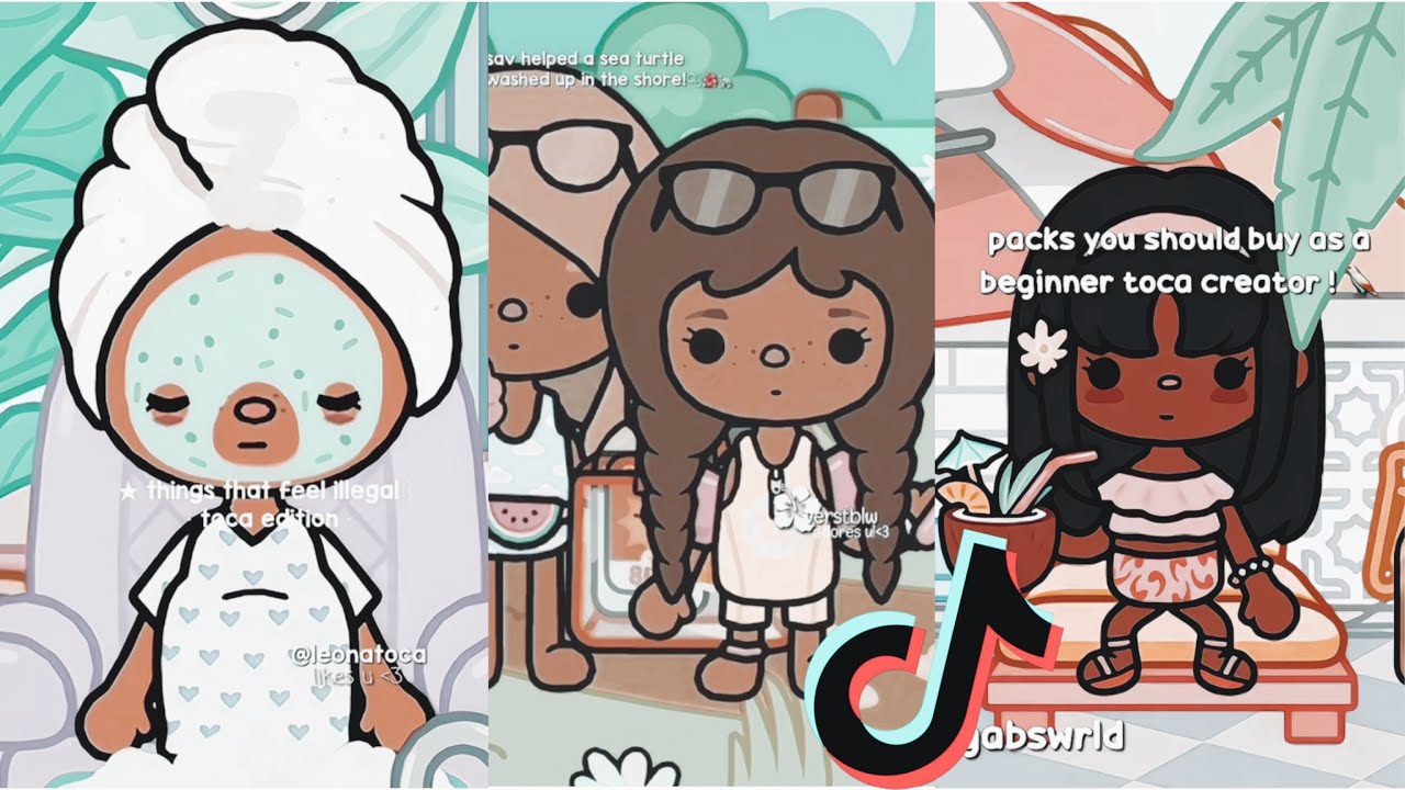 15 minute [𝐀𝐄𝐒𝐓𝐇𝐄𝐓𝐈𝐂]🌷✨ : Toca boca compilation ||🍀 #fyp