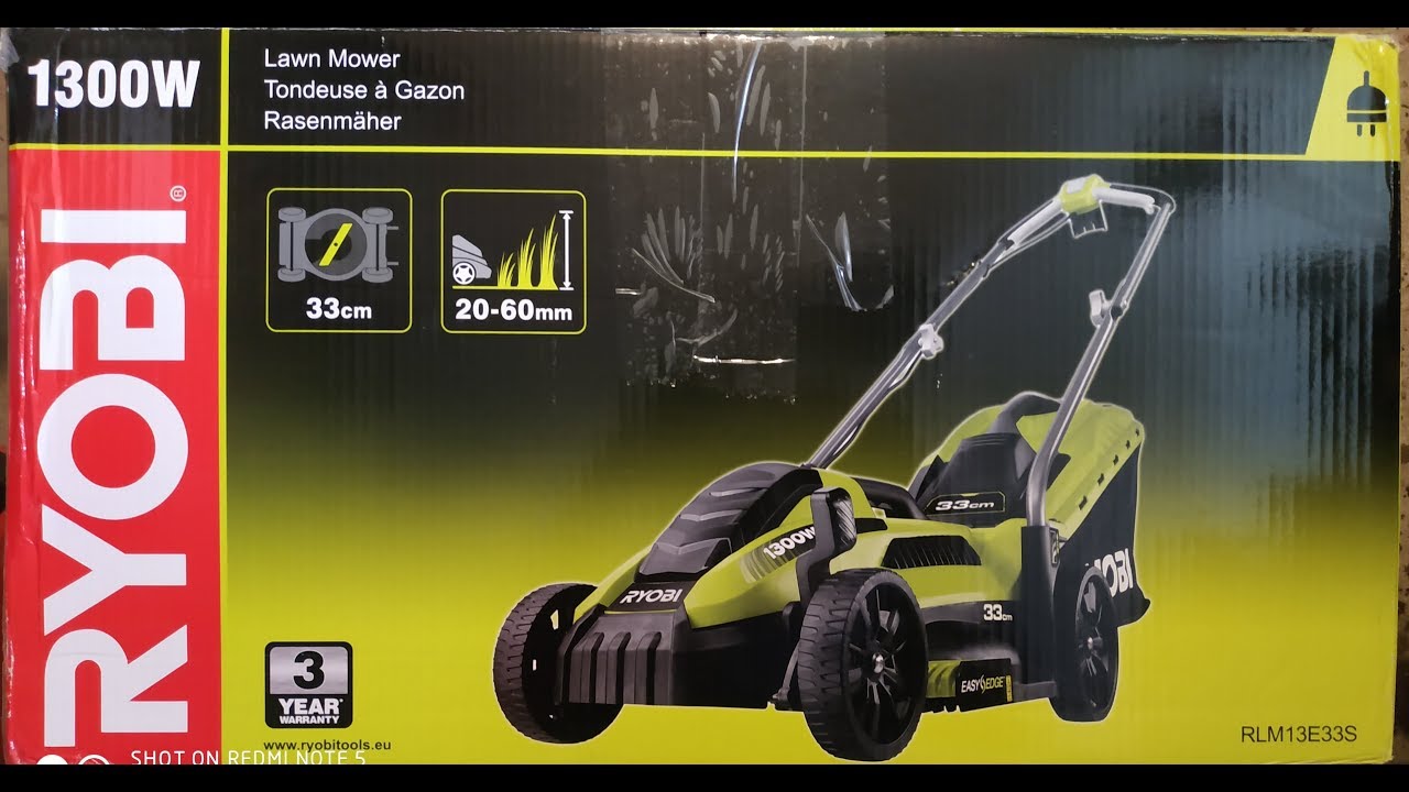 RYOBI Kosiarka elektryczna 1300W MODEL RLM13E33S