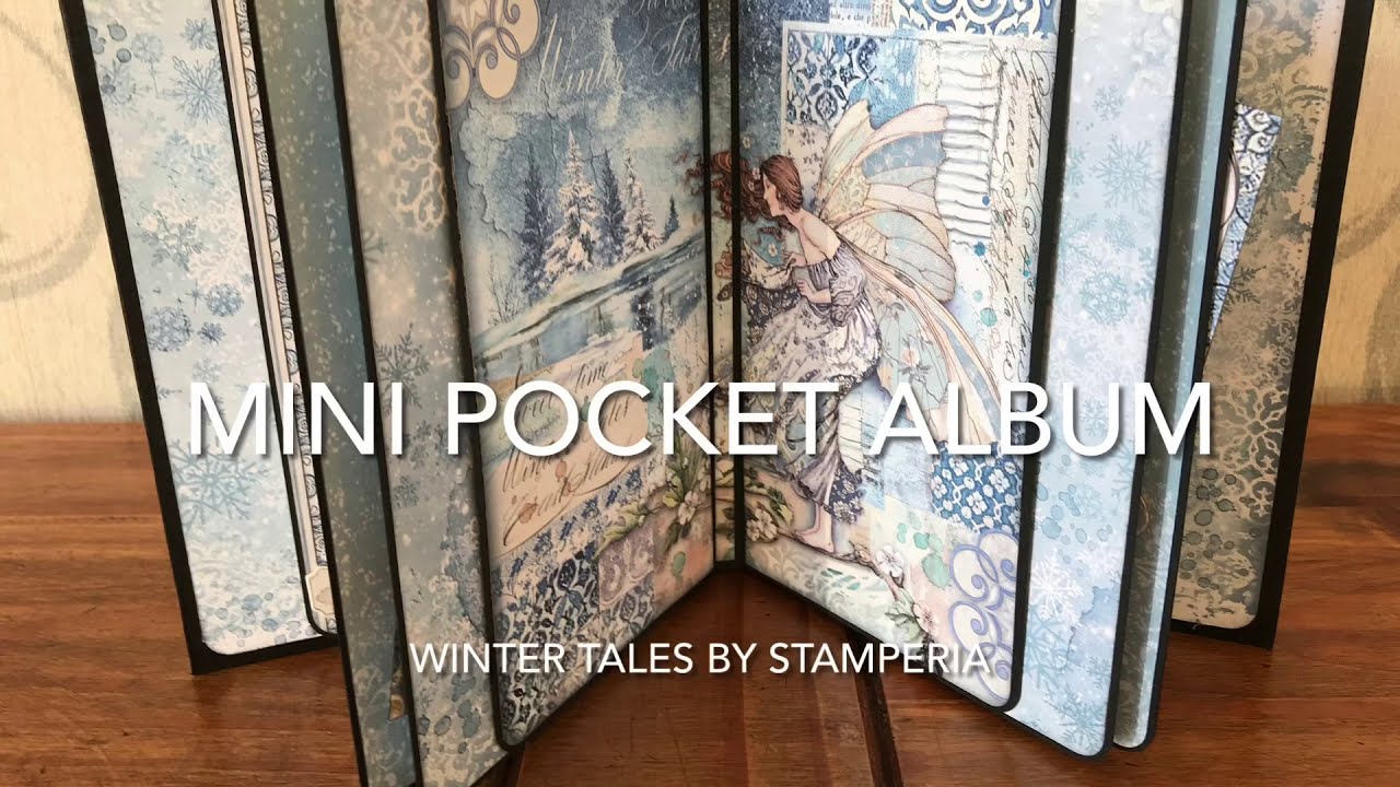 Mini Album with Winter Tales by Stamperia