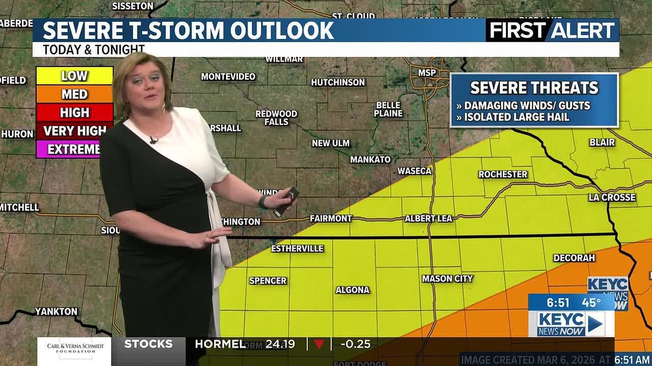 Meteorologist Caitlyn Lorr's 6:30 am Weathercast 3-6-2026