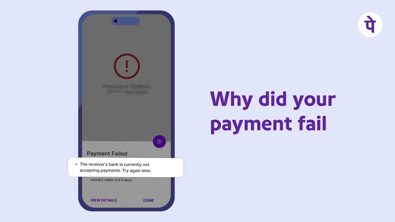 Why Your PhonePe Payment Failed? Watch This!
