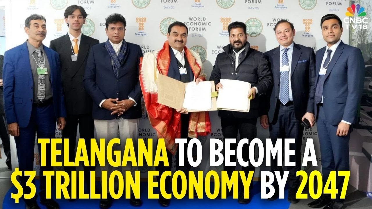 Telangana Showcases Global Investment Vision At Davos WEF 2026, Inks MoUs Worth Nearly ₹30,000 Cr