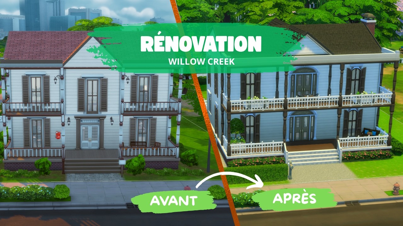 Rénovation EXTRÊME du Bungalow du Ruisseau | Willow Creek | Sims 4