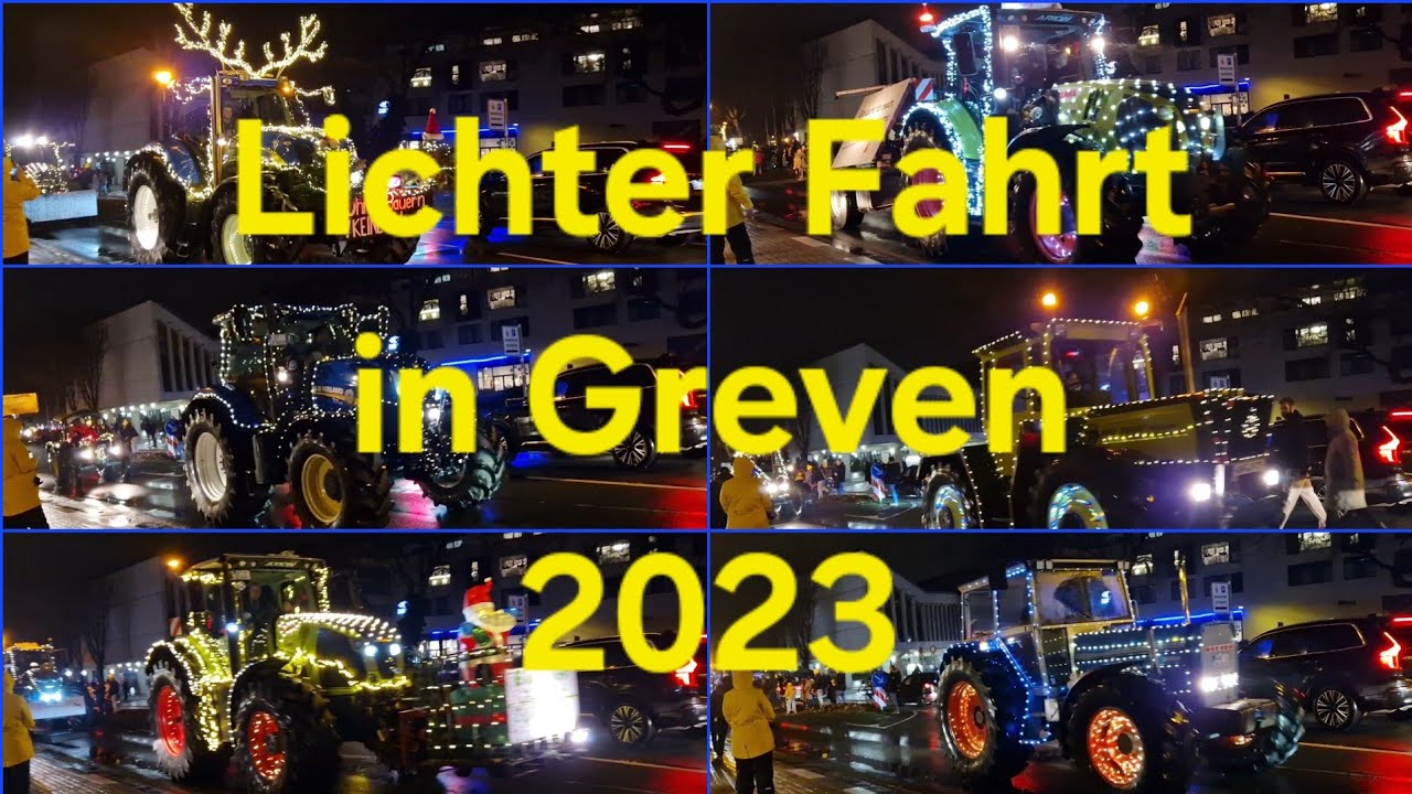 Lichterfahrt in Greven 2023