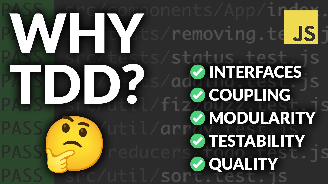 TDD should be the de facto way of writing code