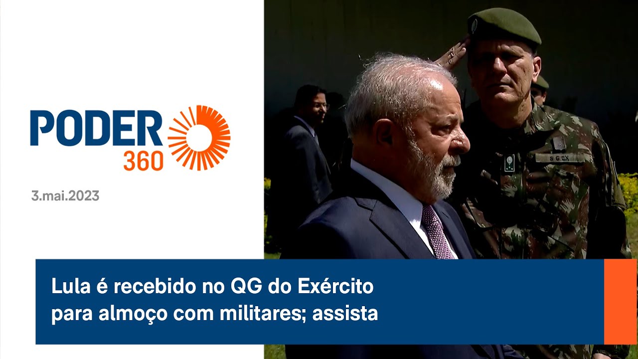 Lula é recebido no QG do Exército para almoço com militares; assista