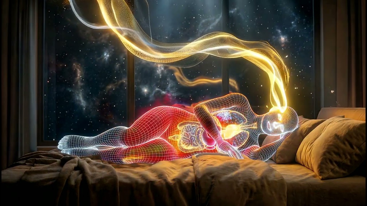 432Hz + 528Hz + 741Hz | Deepest Healing Sleep: Full Body Regeneration & Stress Relief #5