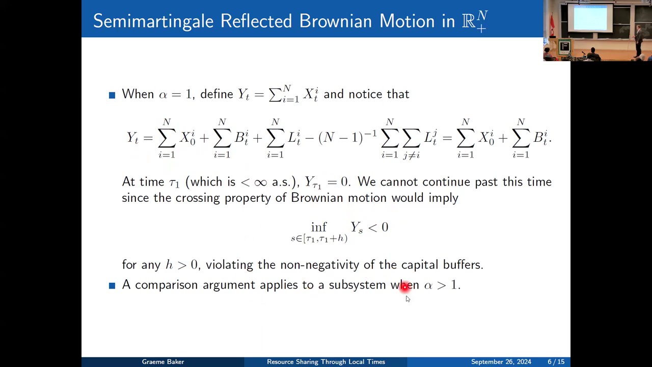A Resource Sharing Model with Local Time Interactions