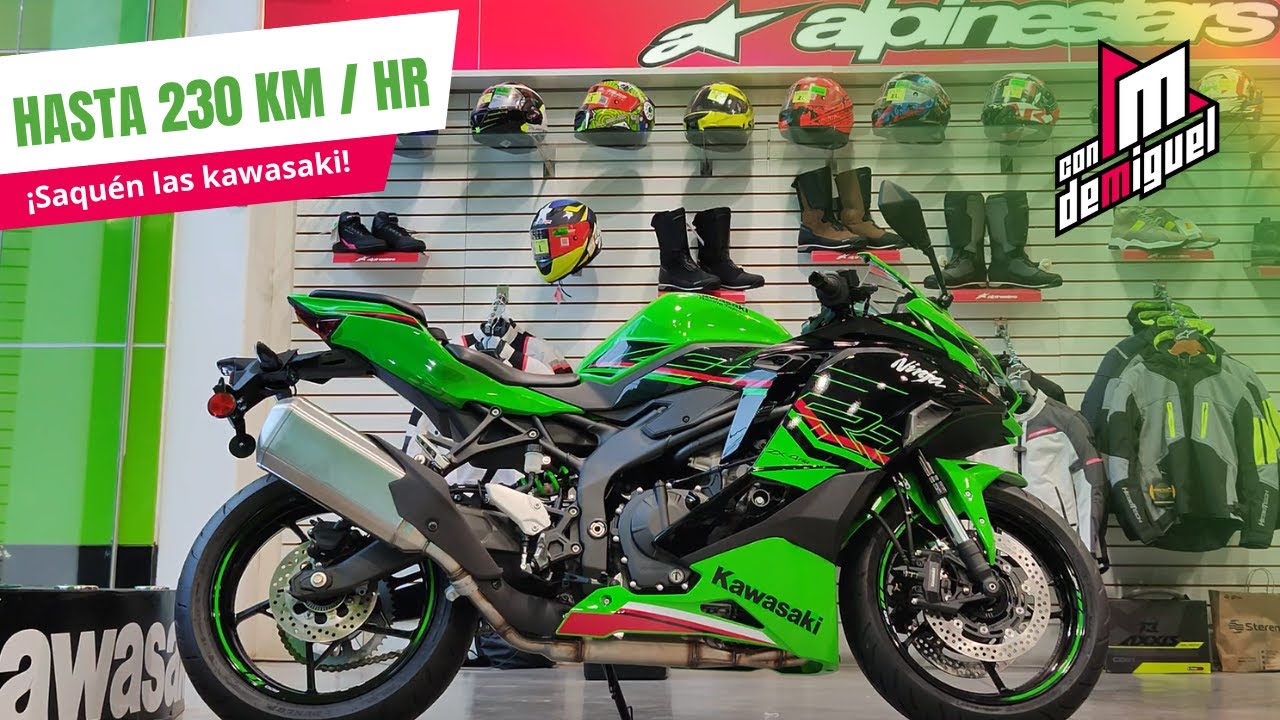 Kawasaki Ninja ZX4RR KRT | Kawasaki Ninja 400 | Hasta 82 Caballos de fuerza | Lanzamiento