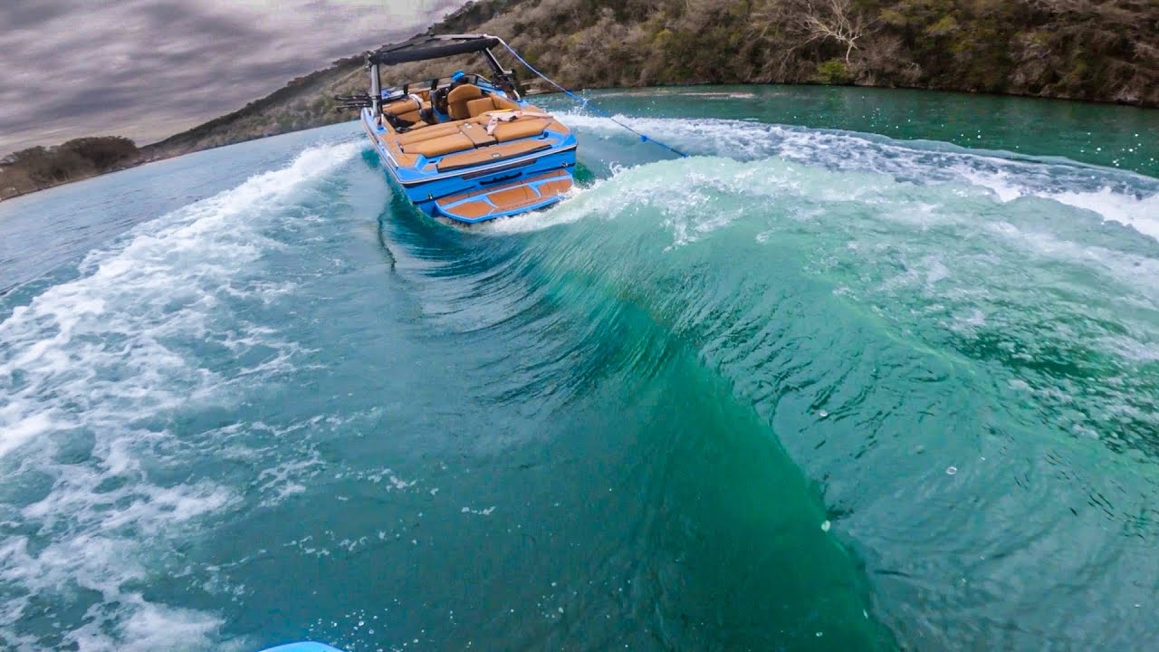 RAW POV Wakesurfing Cold Lake Austin