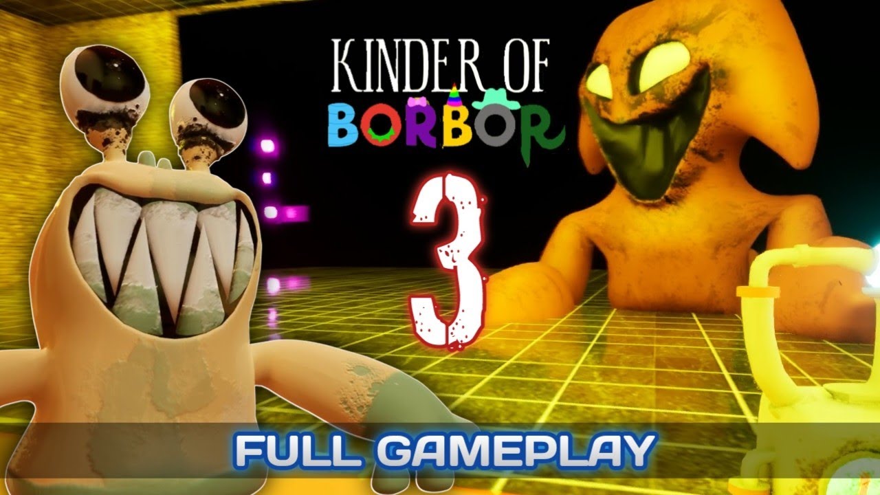 KINDER OF BORBOR 3 (FULL GAME RELEASE) Full Gameplay - Mascot Horror!