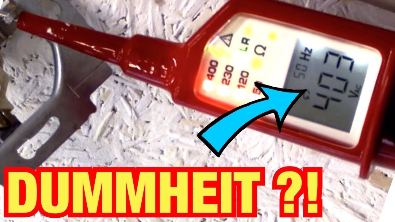 Neutralleiter abgerissen! So viel DUMMHEIT muss doch WEH tun - ODER ?!?