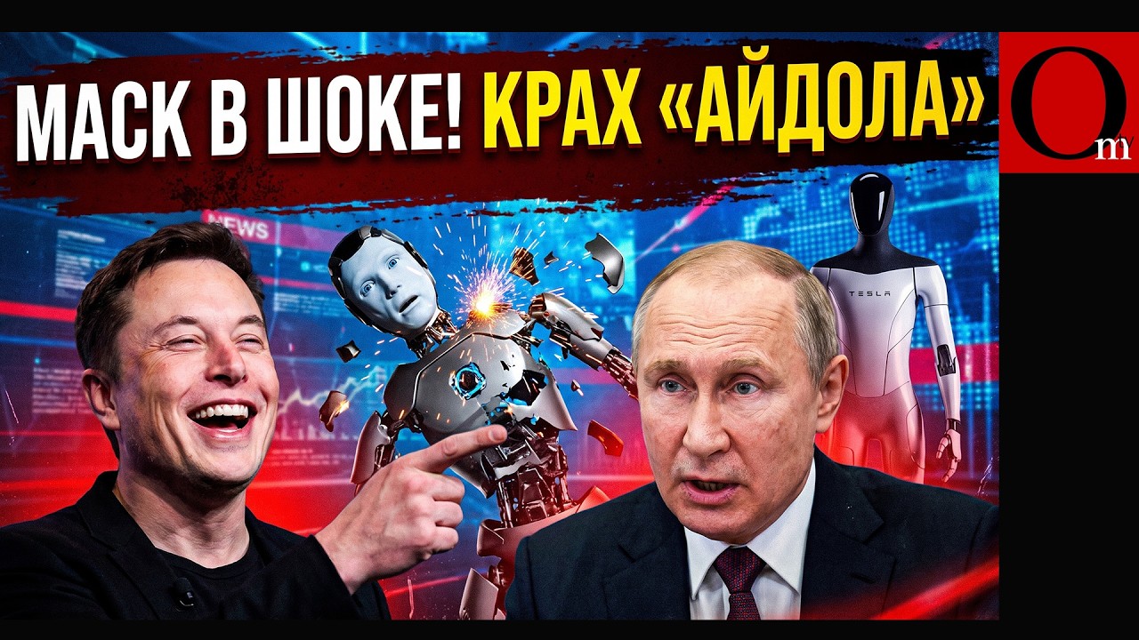 Упал лицом в пол! Эпичный технопозор робота Айдол за 300 миллионов и жалкий распил бюджета