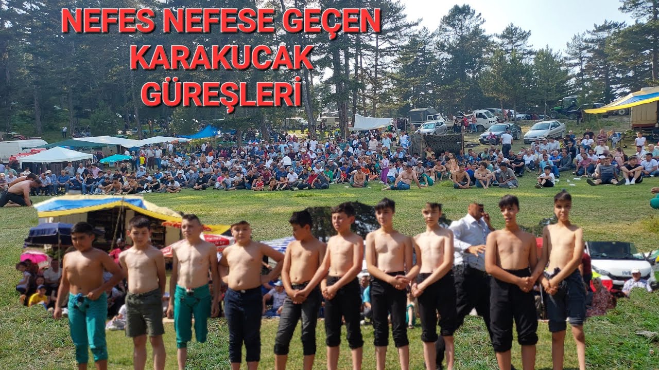NEFES KESEN MÜCADELELERİN YAŞANDIĞI BOLU MUDURNU TOPARDIÇ KARAPINAR BAYRAMI KARAKUCAK GÜREŞLERİ