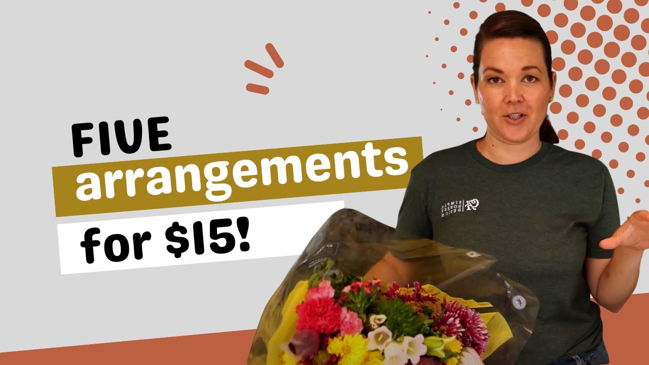 Maximizing Your Grocery Store Flower Bouquet: Tips for Creating Multiple Arrangements