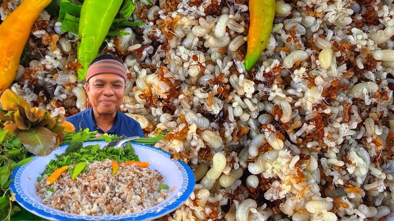 #ไข่มดแดง #ก้อยไข่มดแดงเมนูอาหารชั้นสูงก้อยแซ่บๆ