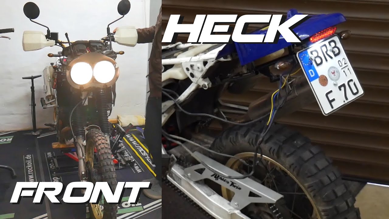 🏁 Komplett neuer LOOK 🏁 Africa Twin Scheinwerfer & Heck Umbau 🏁 Rally Dakar Projekt 🏁