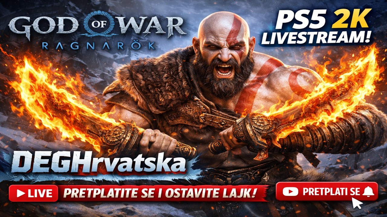 God of War Ragnarök DEVETA EPIZODA /EP.9/DEGHrvatska/PS5 GamePlay