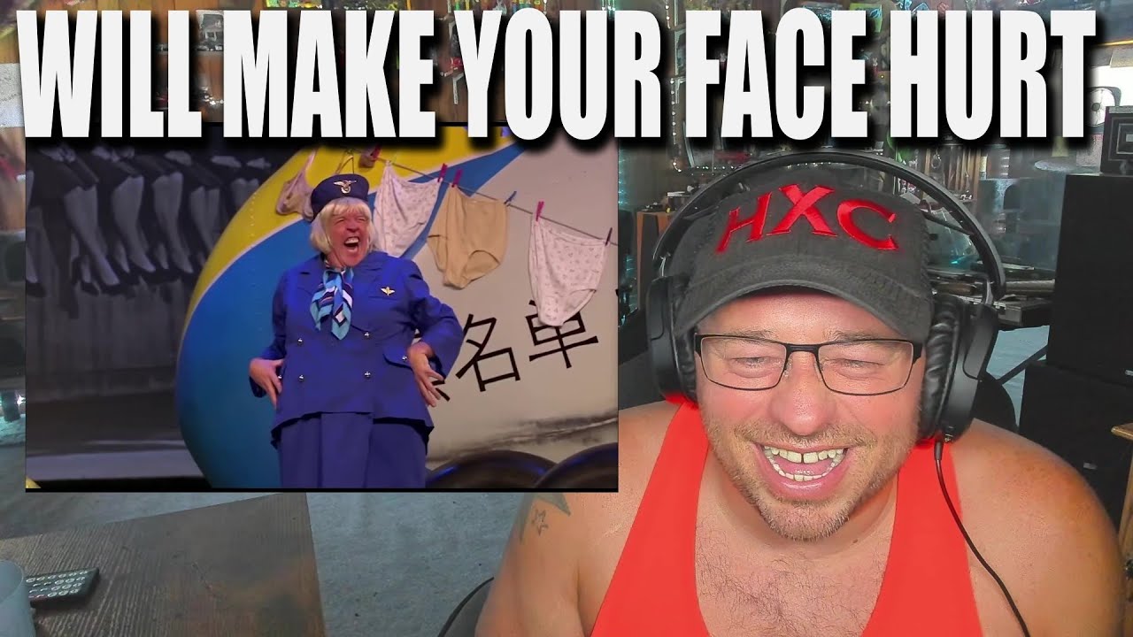 Bert Visscher - Zelden Zoiets Gezien - Chubby Stewardess (English subtitles) REACTION