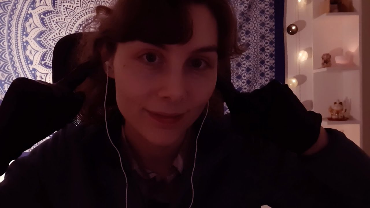 ASMR - hearing test for sleep👂- up close whispers, word repetition, unintelligible whispering