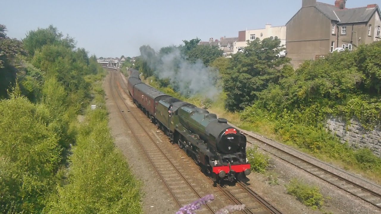 The Welsh Mountaineer Train - 46115 Scots Guardsman - Mainline Steam Special - Blaenau Ffestiniog