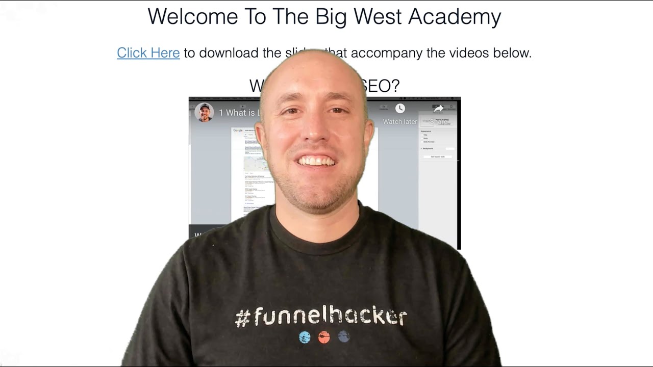 SEO Step by Step - Welcome To The Big West Academy
