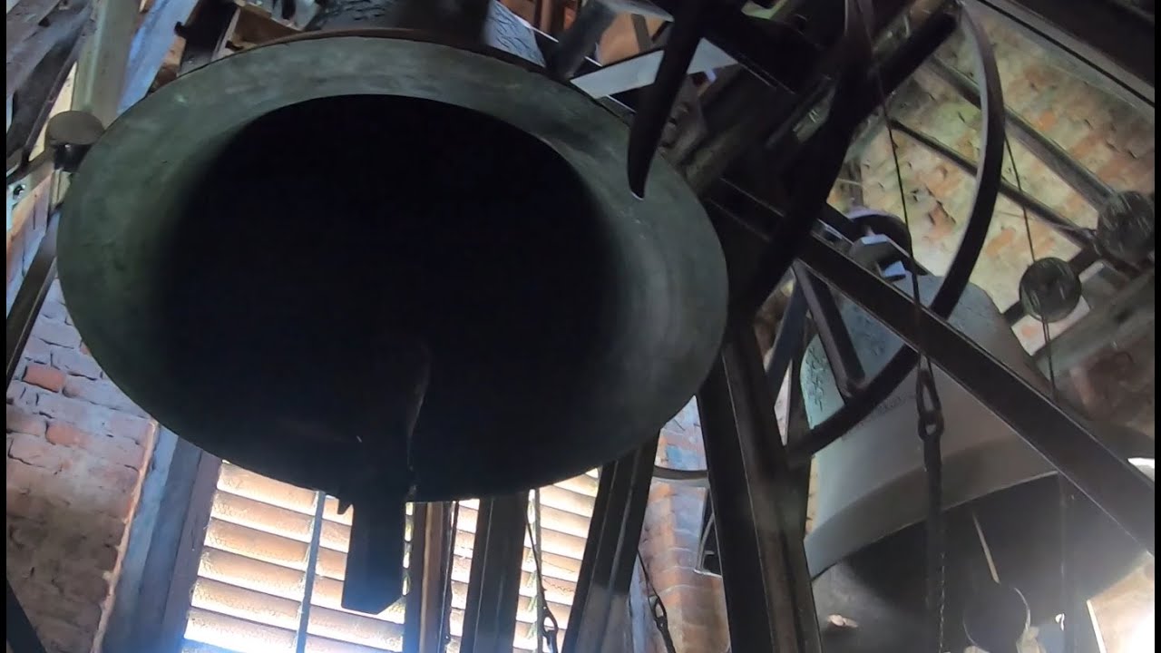 Domanín - kostel sv. Václava - zvony/bells - polední zvonění