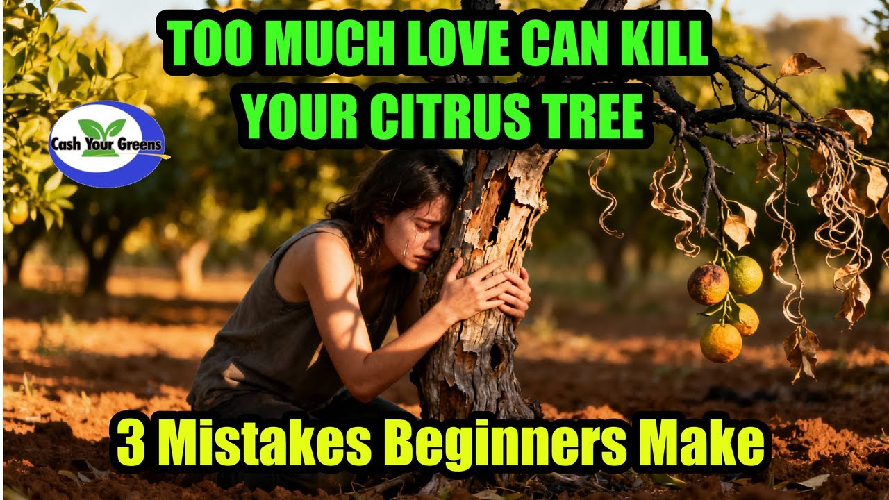 TOO MUCH LOVE CAN KILL YOUR CITRUS    3 Mistakes Beginners Make