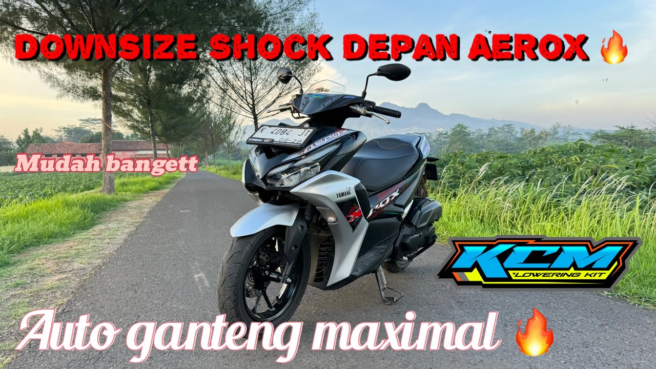 Pasang Downsize Aerox ⁉️ Vario 125/150❗️Vario 160 ❗️Lexi❗️Nmax ‼️ KCM LoweringKit