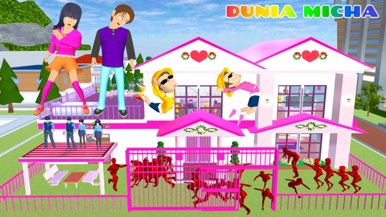 Yuta Mio Pindah Ke Rumah Pink Cat Butler Nyusup Ke Rumah Yuta 😝 Zombie Lava Masuk Gara Pagar Kebuka