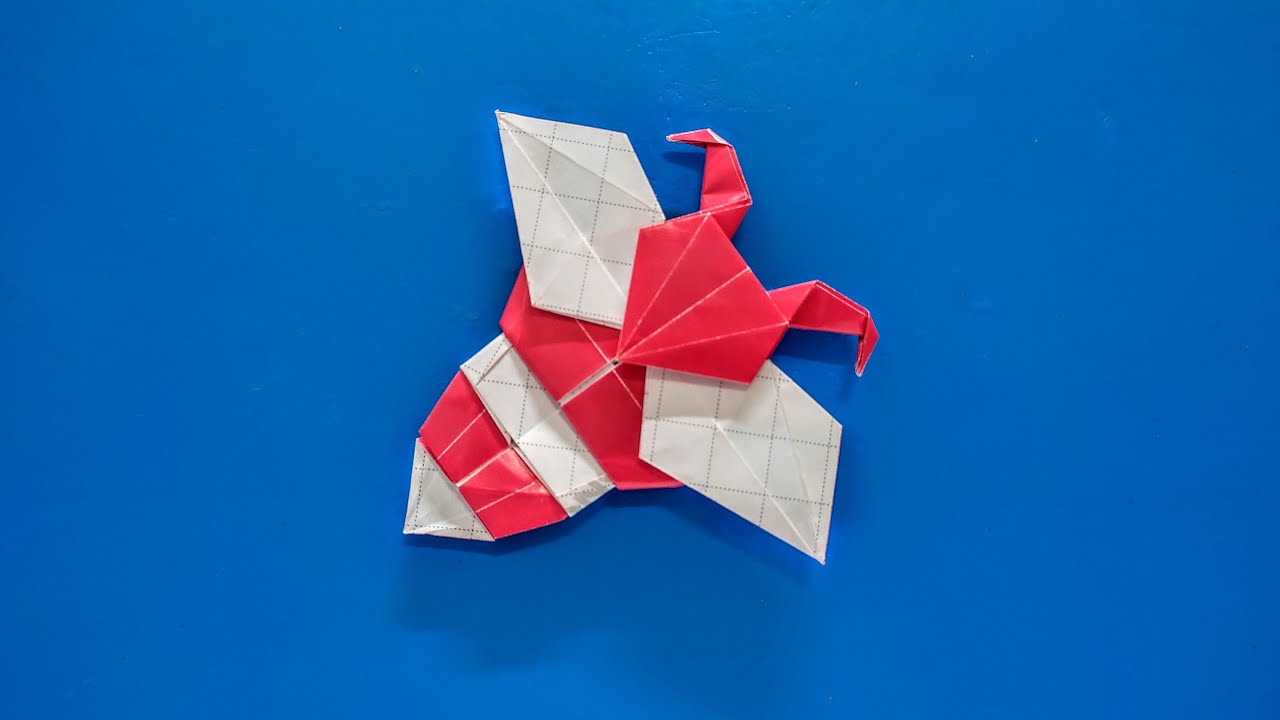 Origami Bee | How To Make A Paper Origami Bee | Origami Tutorial