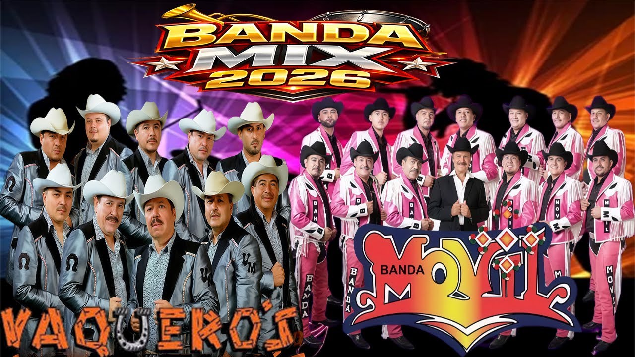 Lo Mejor De La Banda Mix 💥 Vaqueros Musical vs Banda Móvil 🎺 20 Grandes Éxitos