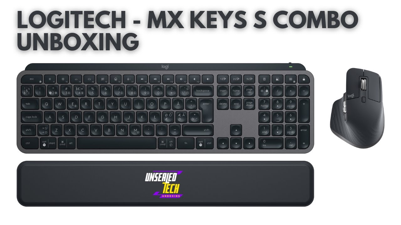 Logitech MX Keys S Combo Unboxing: The Ultimate Keyboard and Mouse Set!