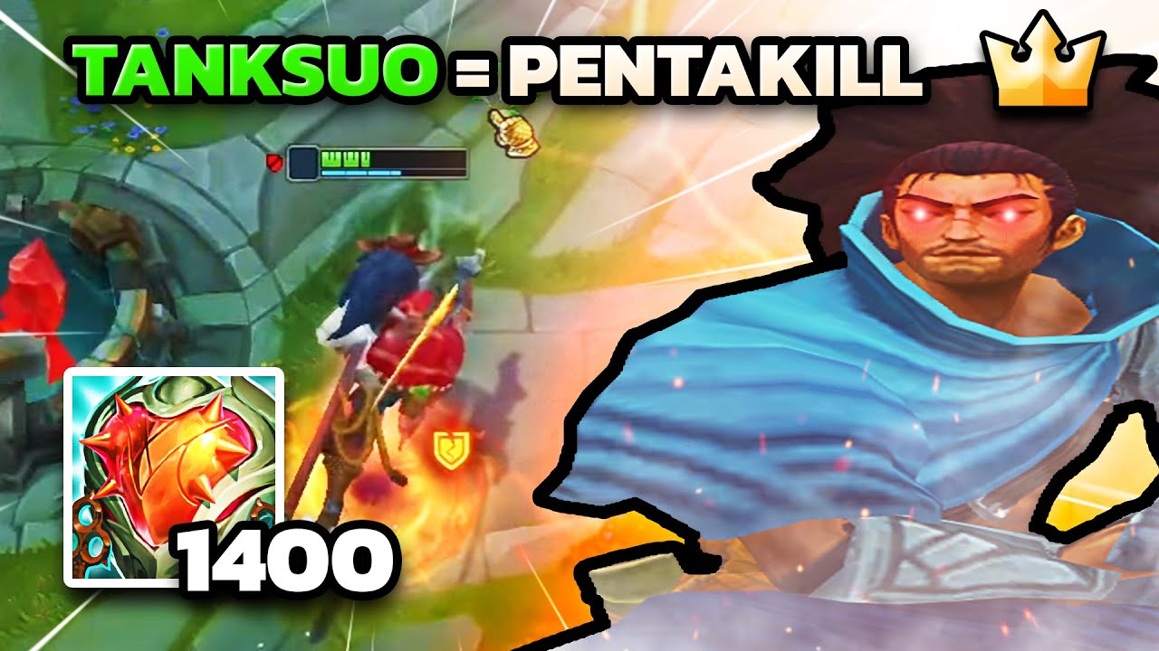👑 LO YASUO GIGANTE (8000 HP, Pentakill, 20+ kills) - League of Legends ITA