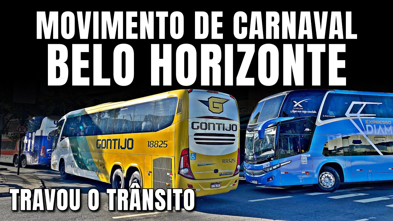 CARNAVAL CHEGOU com TUDO! O MOVIMENTO IMPRESSIONANTE NA RODOVIÁRIA DE BH #3