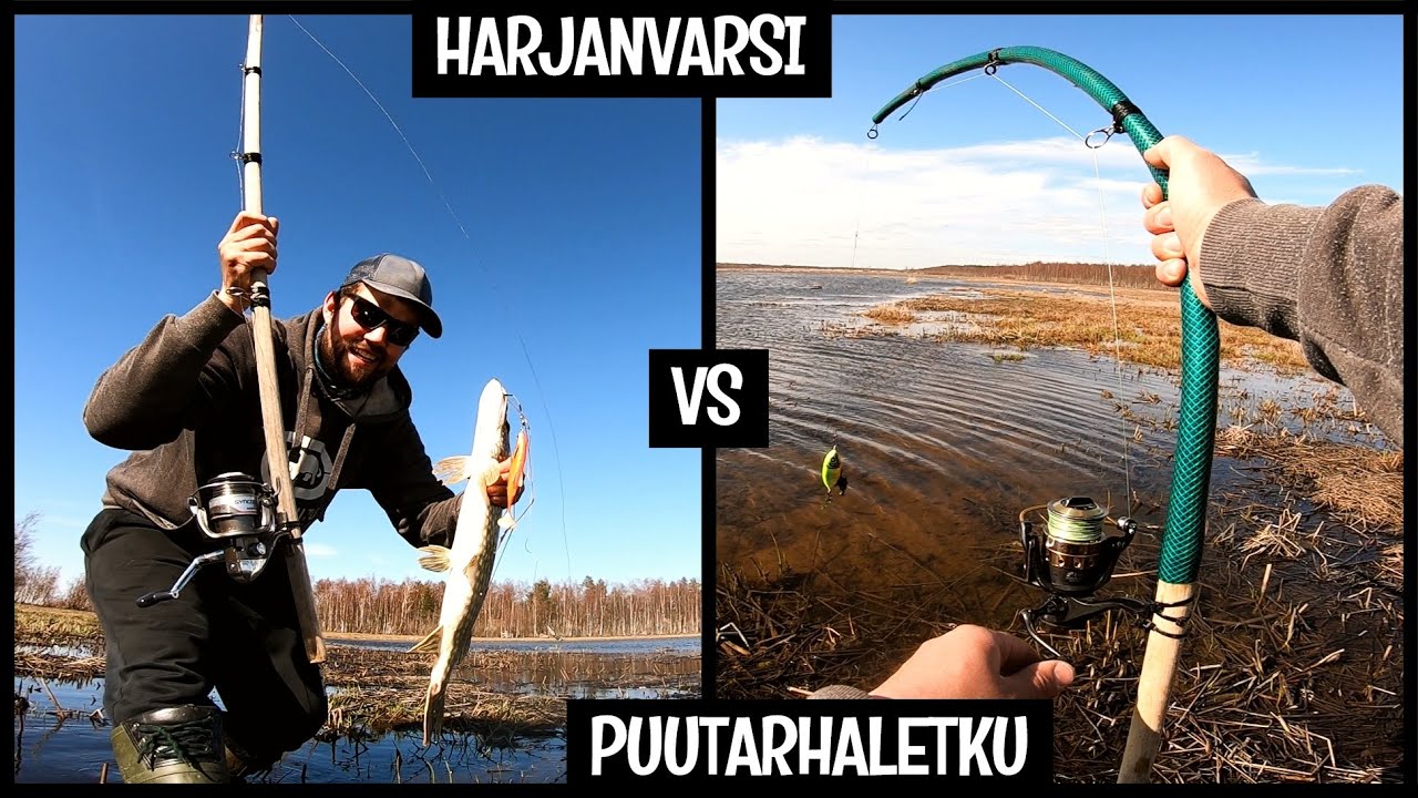 HARJANVARSI JA PUUTARHALETKU HAUENKALASTUKSESSA - TESTATAAN K&Auml;YT&Auml;NN&Ouml;SS&Auml; JA ARVIOIDAAN LOPPUTULOS