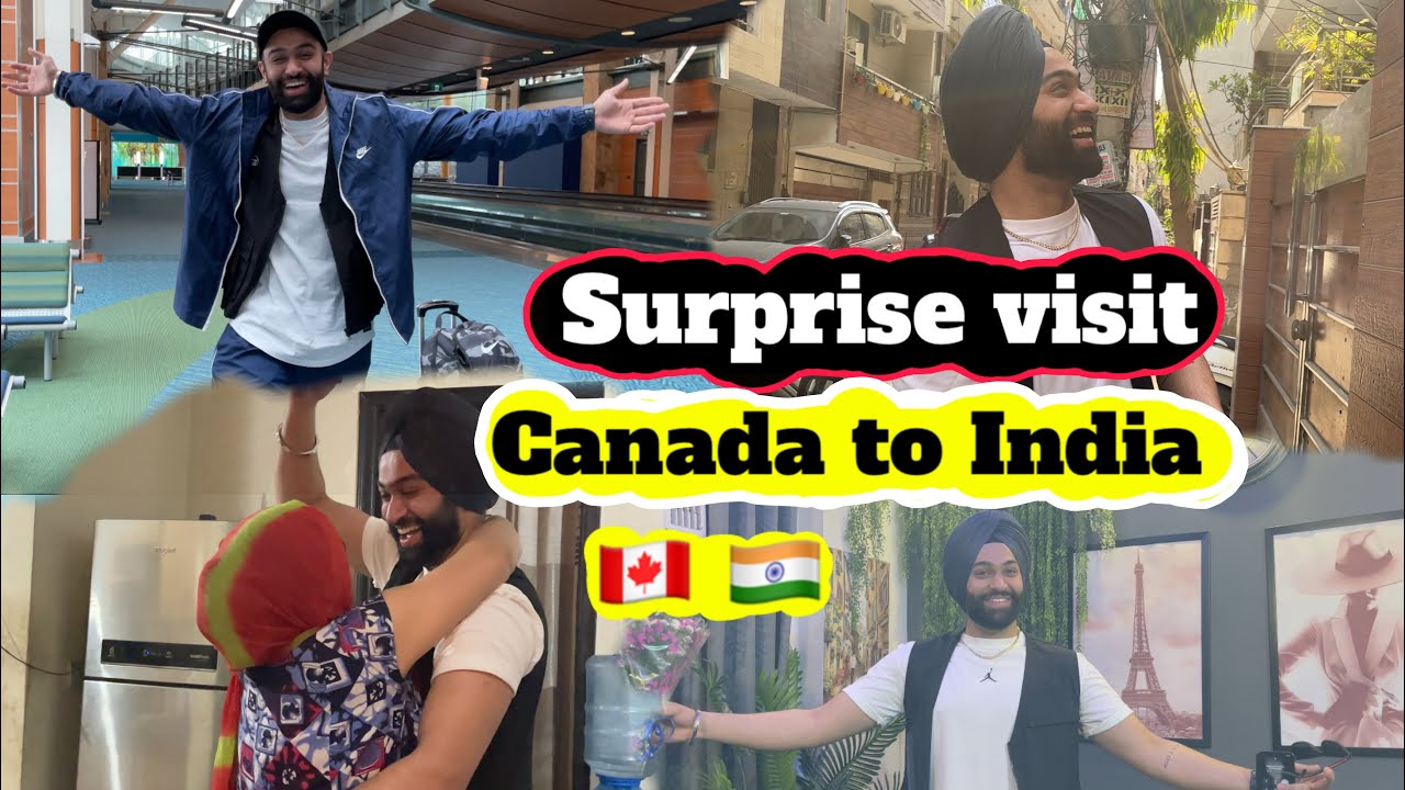 Surprise Vist To my Family ❤️ || canada to India ||