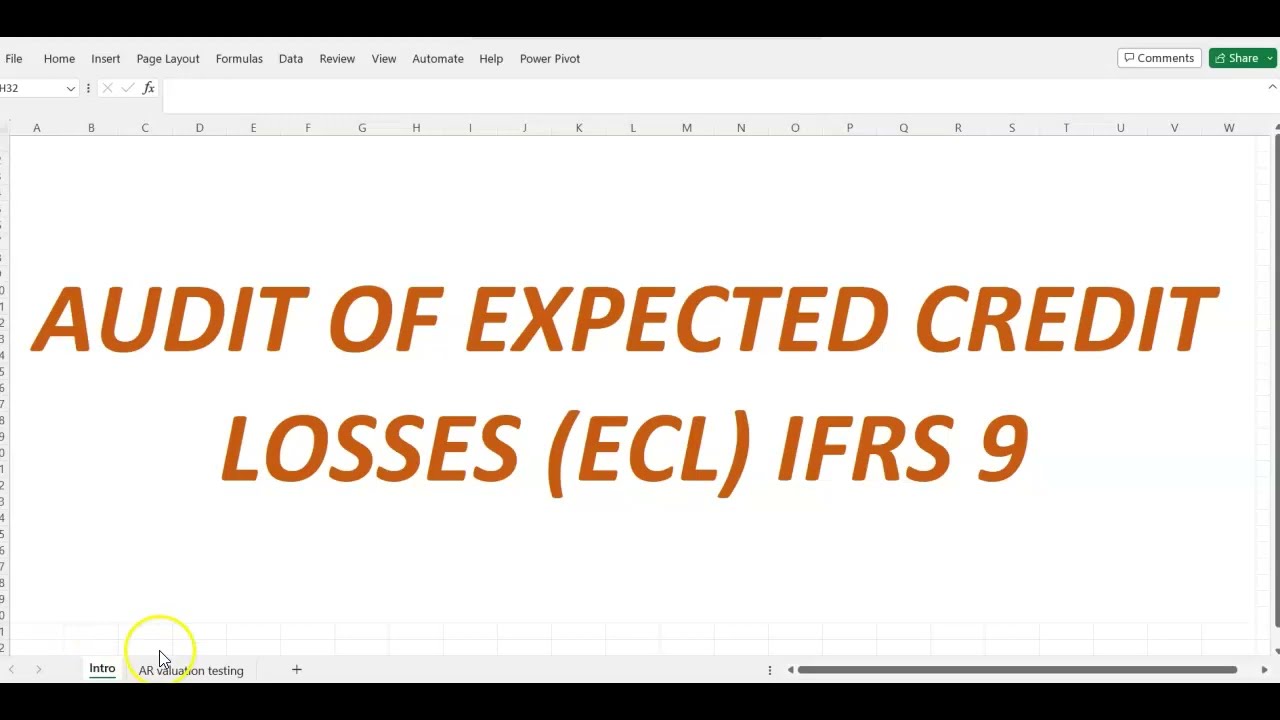 HOW TO AUDIT EXPECTED CREDIT LOSSES (ECL) IFRS 9: Accounts receivable valuation audit assertion