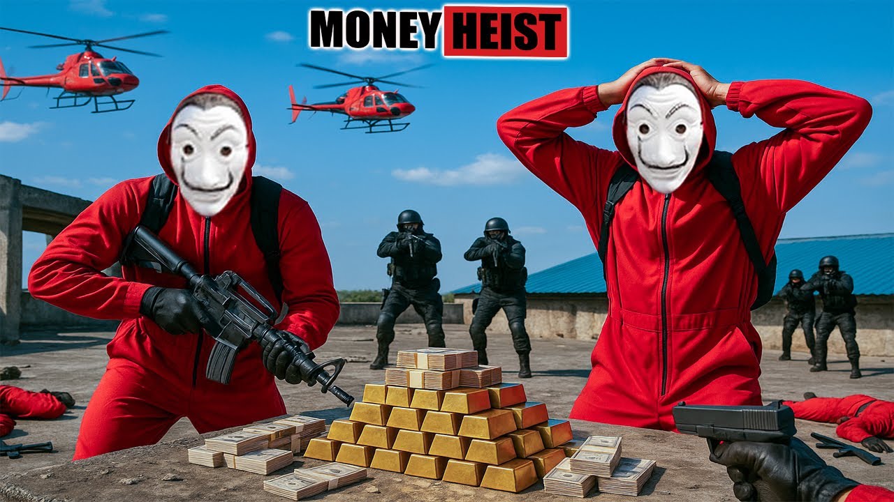 PARKOUR VS MONEY HEIST: Doctor’s plan to steal cash fails when police show up | Epic POV