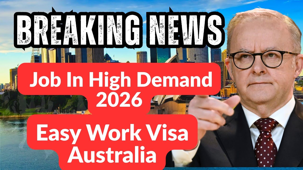 Australia 2026:Jobs in High Demand with Easy Work Visa & Top Scholarships 