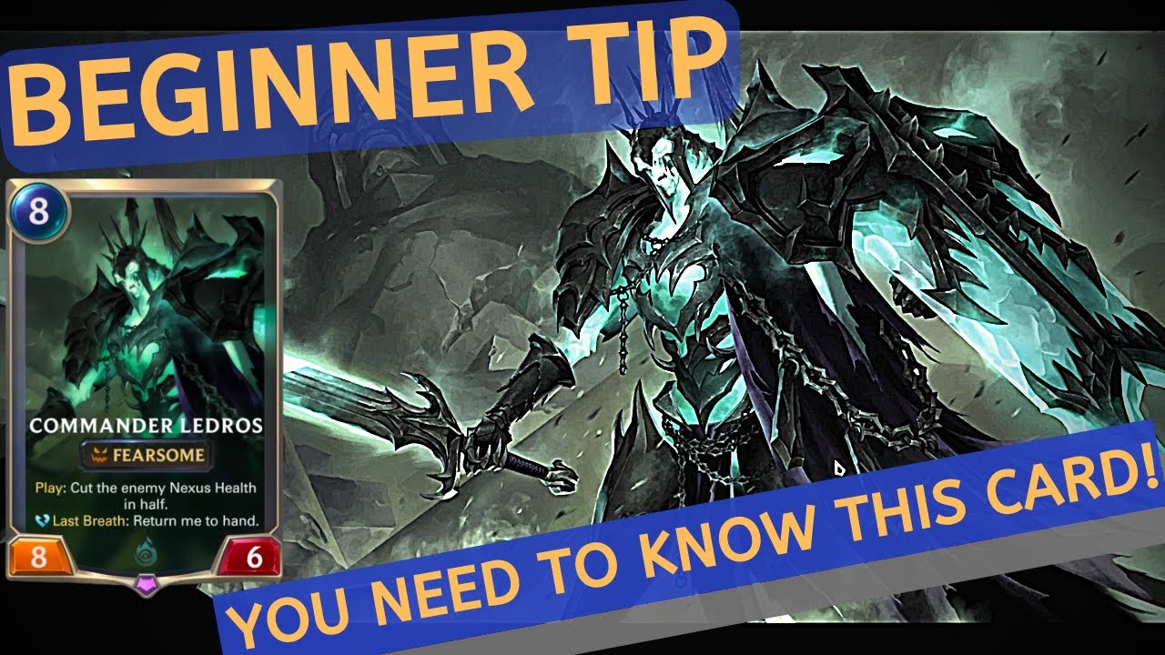 Hidden Win Condition with Commander Ledros - Legends of Runeterra Beginner Tip