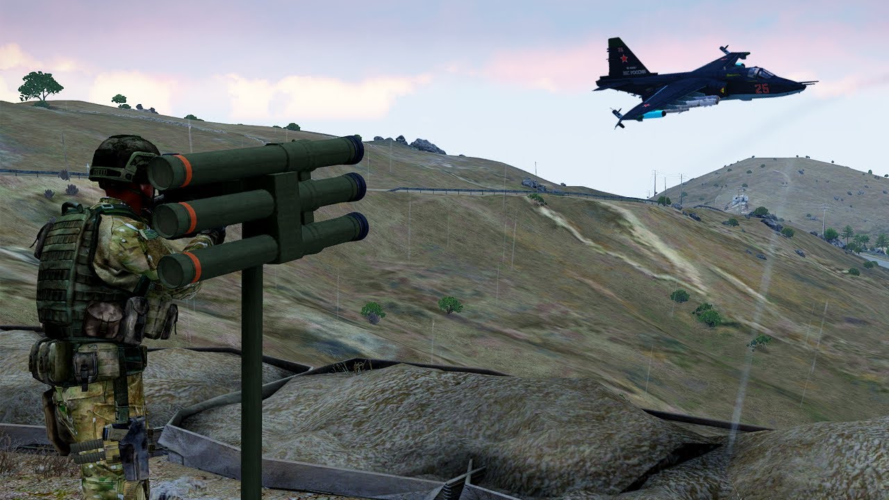 Su-25 Takes a Direct Hit from Starstreak Missile | Aircraft Shot Down | ARMA 3: Milsim