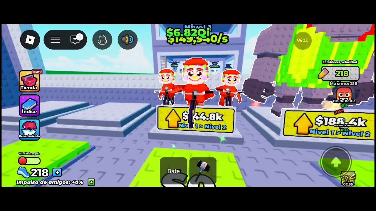 Soy millonario en escapa del scunami por lucky blocks