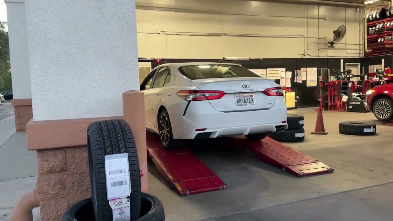 New tires and wheels alignment for Toyota Camry @ America’s Tires 