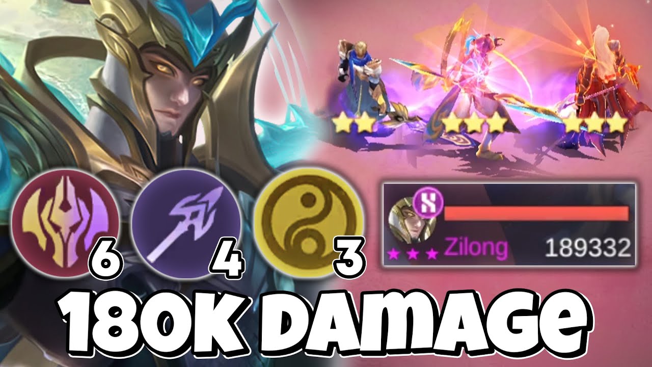 YUKI 3 ZILONG IMMORTAL FULL STACK!! DAMAGENYA LUAR BIASA PAKCOY!! MAGIC CHESS MOBILE LEGENDS