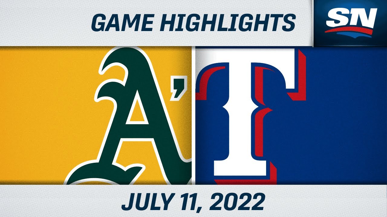 MLB Highlights | Athletics vs. Rangers - July 12, 2022