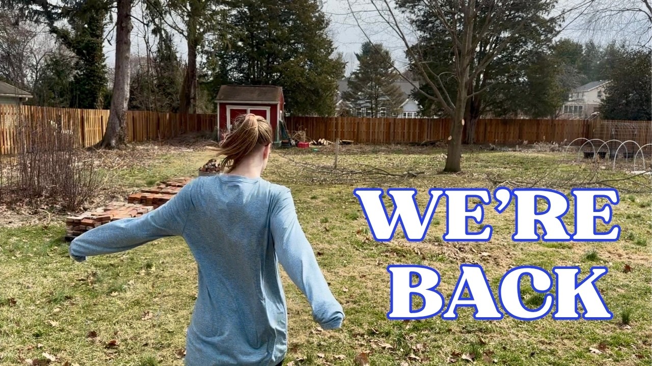 First Day in the 2026 Garden 🌱 Garden Cleanup & Weaving a Tomato Trellis