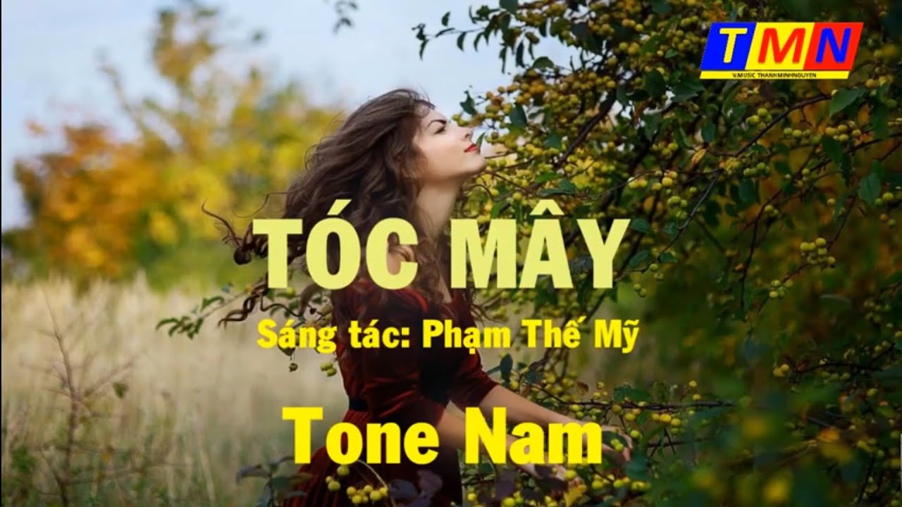 [KARAOKE] Tóc mây (Phạm Thế Mỹ Pre.75) – Tone Nam (E) – 