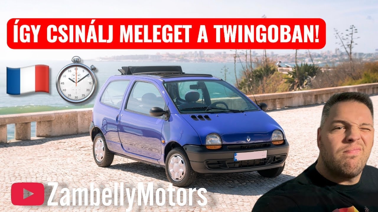 VETTEM MELEGET A TWINGOBA 😂  ///FRANCIAPERCEK