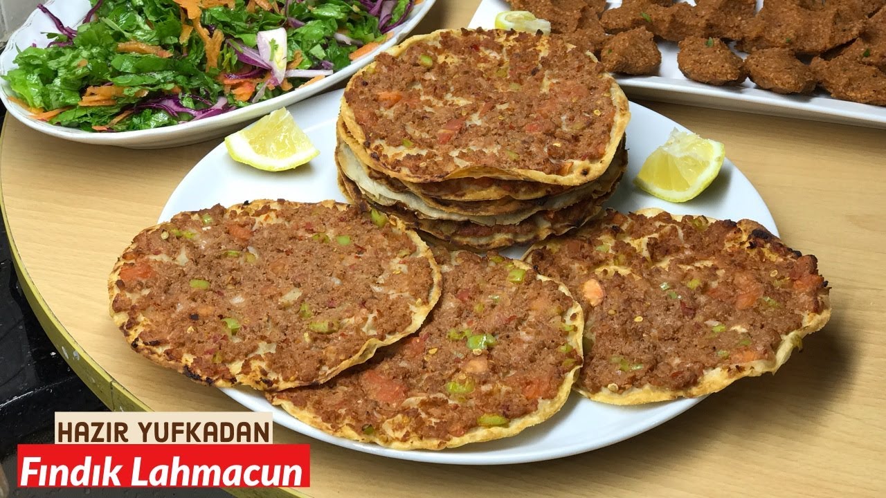 Hazır Yufkadan Fındık Lahmacun - Naciye Kesici - Yemek Tarifleri